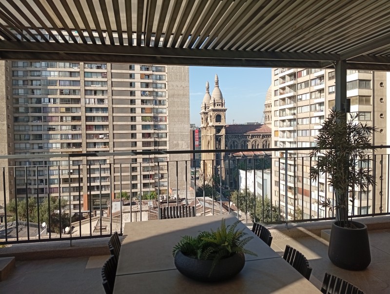 Arriendo Depto 2 D-2 B-1E Cerca Metro en Santiago Centro