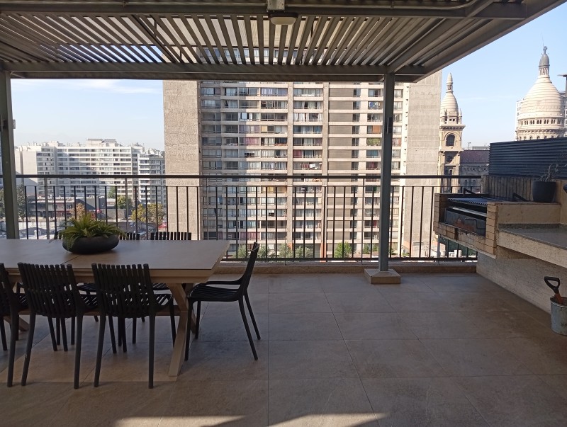 Arriendo Depto 2 D-2 B-1E Cerca Metro en Santiago Centro