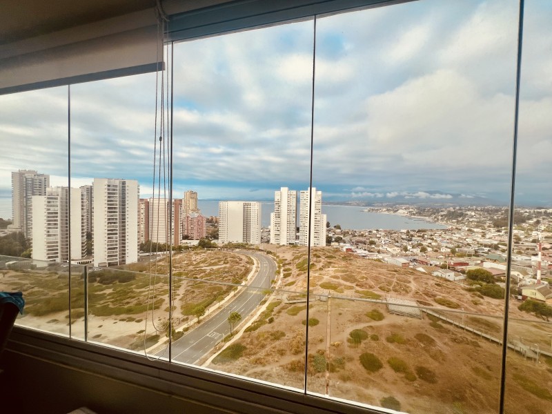 Vendo Departamento Estilo Mariposa Con Vista Al Mar Concon