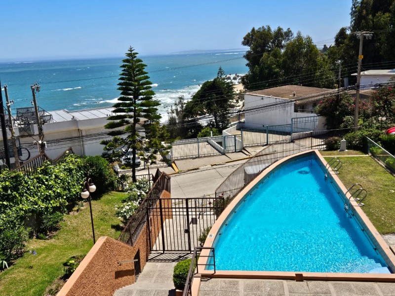 Arriendo Departamento Equipado Con Vista Al Mar Concon