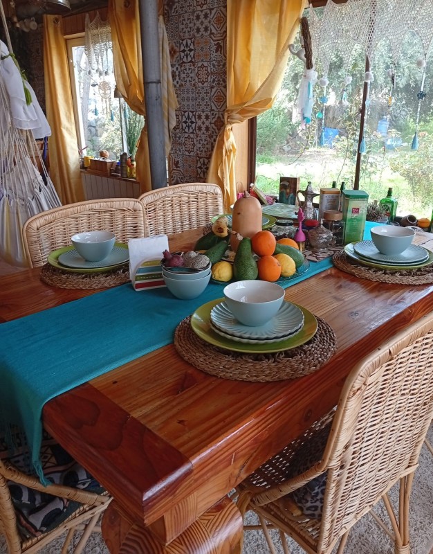 Hermoso Terreno Con Cabaña Estilo Boho Chic