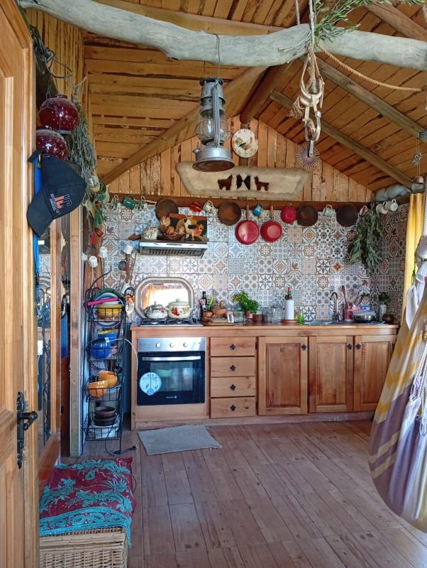 Hermoso Terreno Con Cabaña Estilo Boho Chic