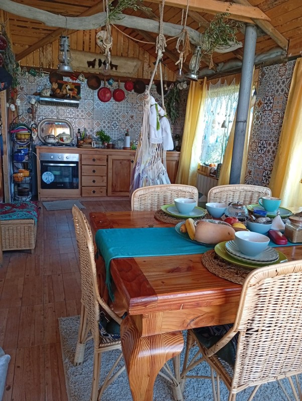 Hermoso Terreno Con Cabaña Estilo Boho Chic