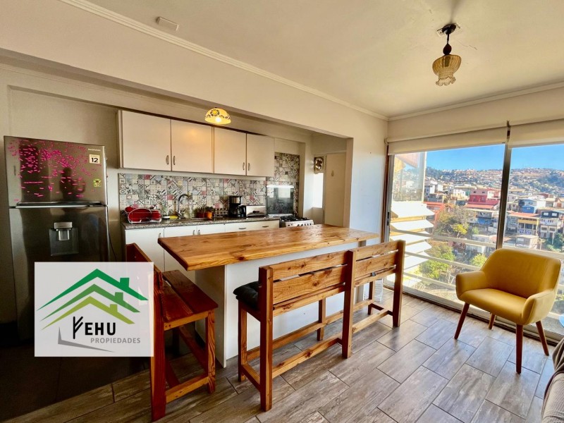 Se Arrienda Departamento Full Amoblado en Cerro Alegre
