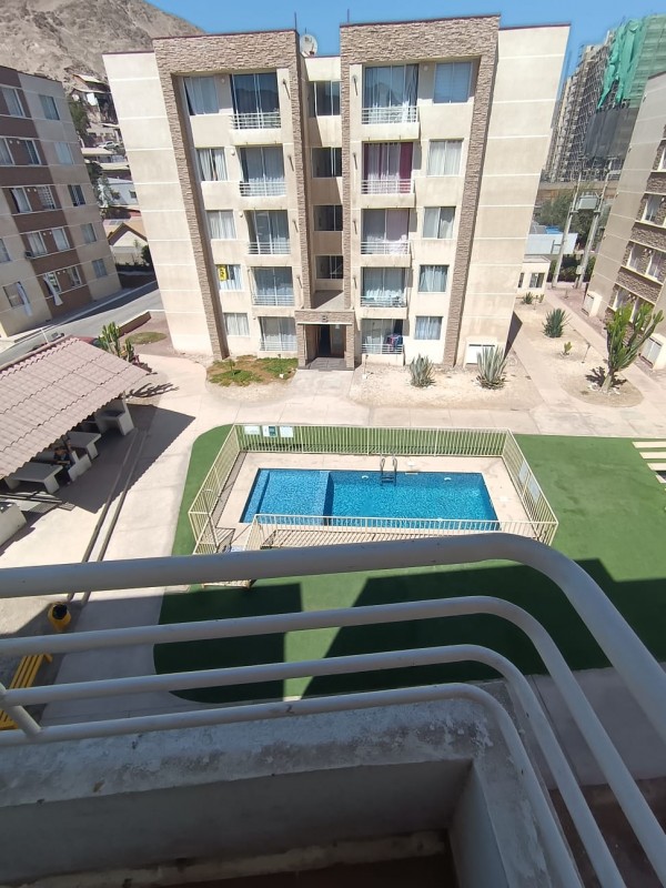 Departamento Amoblado en Cond Cumbres de la Chimba