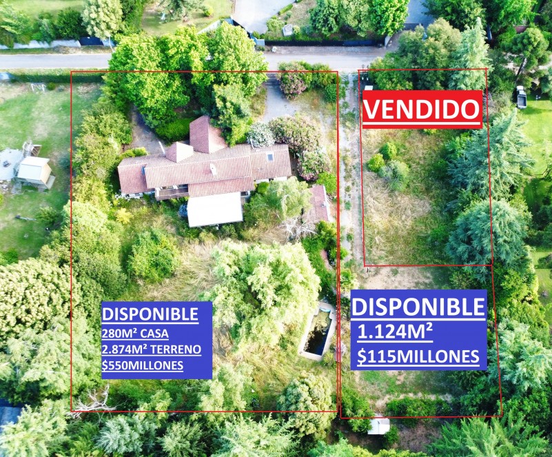 Vendo Terreno en Condominio Doña Isidora, Camino Antuco, L.a