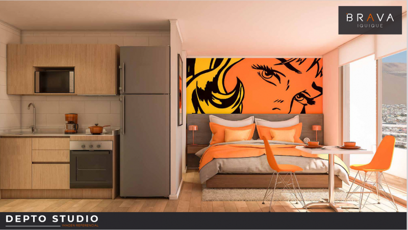 Cesión Depto 1D+1B Piso 29 | Edificio Brava Iquique