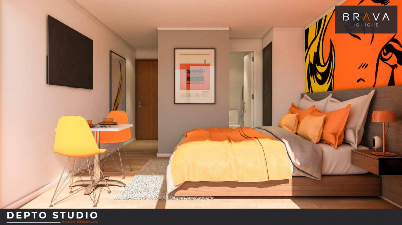 Cesión Depto 1D+1B Piso 29 | Edificio Brava Iquique