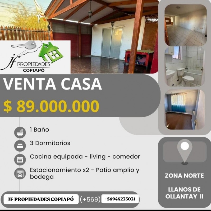 Fotografía de Se Vende Casa Copiapo