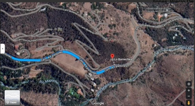 Hermoso Sitio Camino A Farellones, Precio de Oportunidad