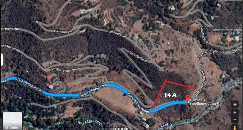 Hermoso Sitio Camino A Farellones, Precio de Oportunidad