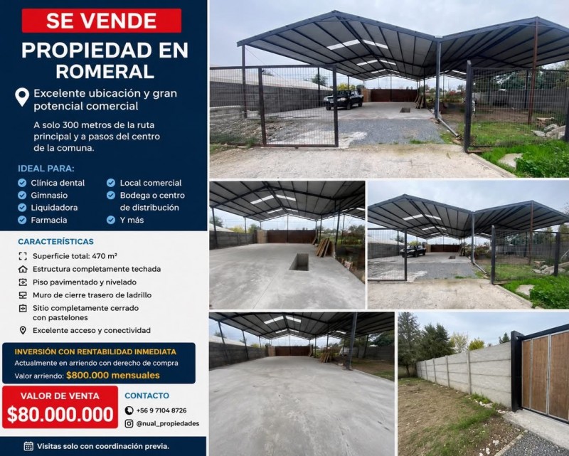 Fotografía de ‼️ Se Vende Propiedad en Romeral ‼️ 📍 Excelente Ubicación