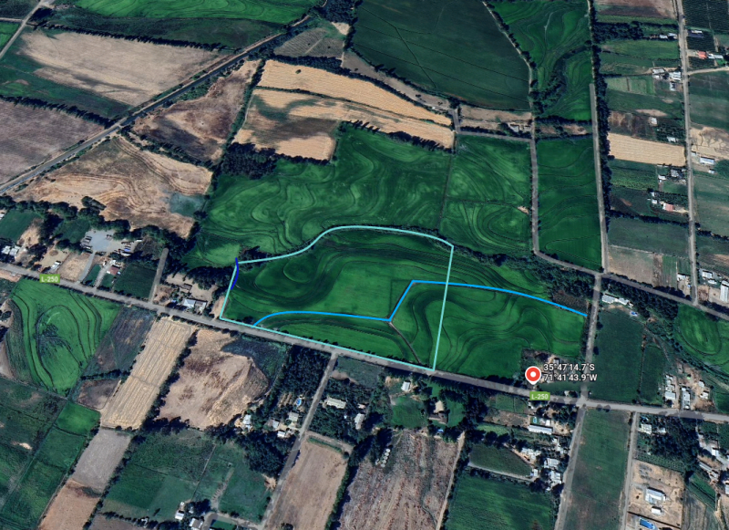 Vendo 3,07 Hectareas en Linares A Orilla de Camino