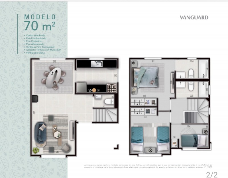 Ultimas Casas Nuevas en Villarrica 3D-3B
