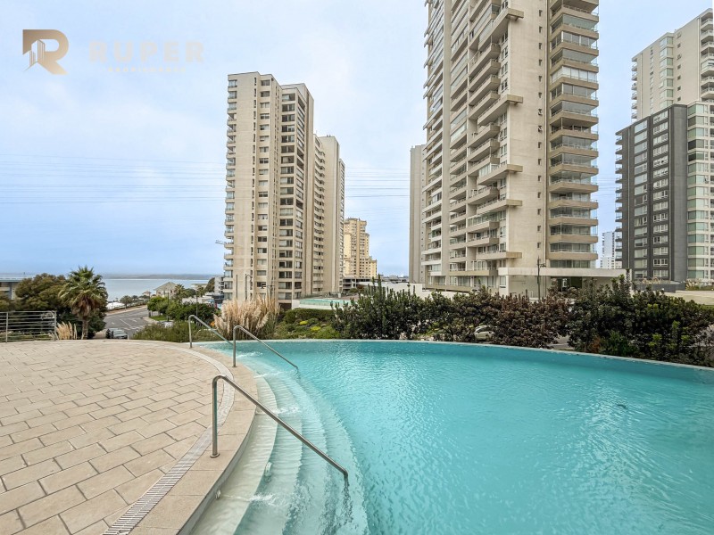 Elegante Depto 2D 2B Con Vista Panorámica. Costa de Montemar