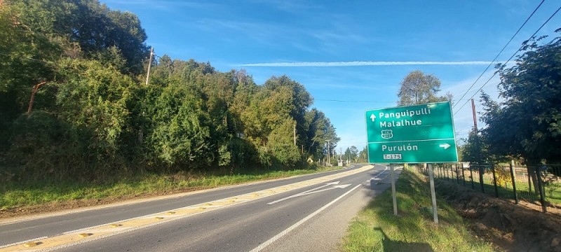 Fotografía de Región de los Ríos, Lanco, Purulón Ruta 203