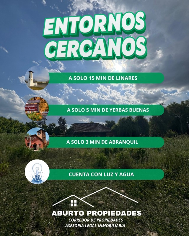Terreno Con Luz y Agua