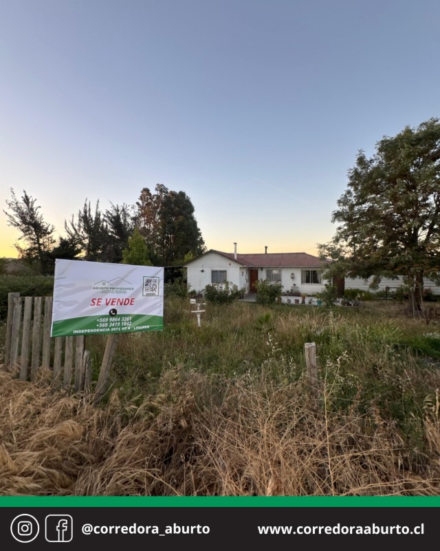Oportunidad Unica Parcela Con Casa 9000M2