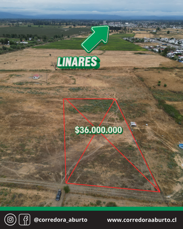 Oportunidad Parcela Dentro de Linares