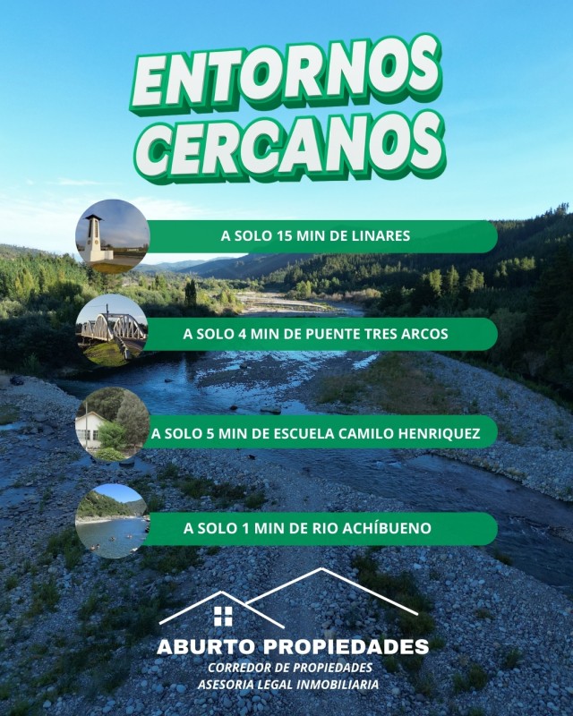 Casa Con Salida Al Río Achibueno