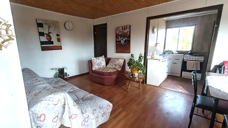 Cabaña Interior Con Terreno de 1250 Mt2 Amoblada