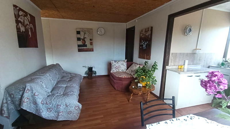 Cabaña Interior Con Terreno de 1250 Mt2 Amoblada