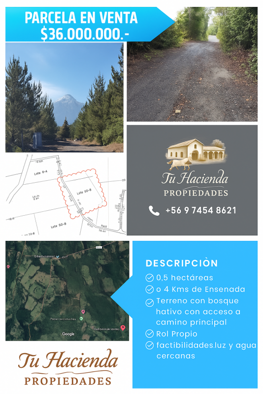 Se Vende Espectacular Terreno Cerca de Ensenada.