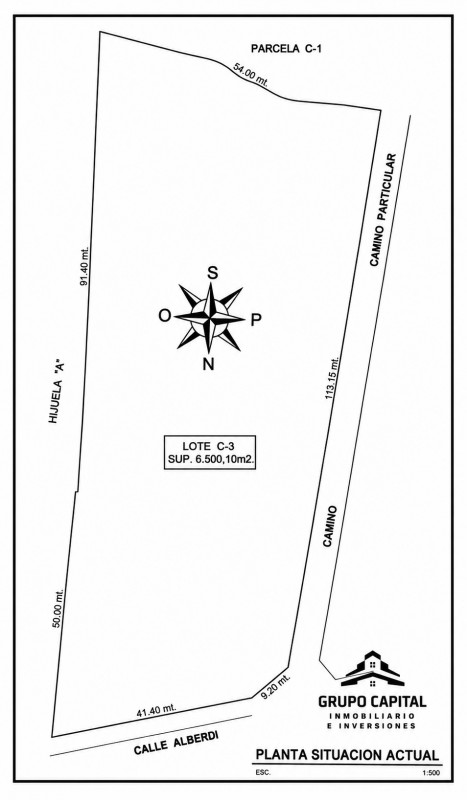 Terreno Urbano 6.250 M² en Av. Alberdi