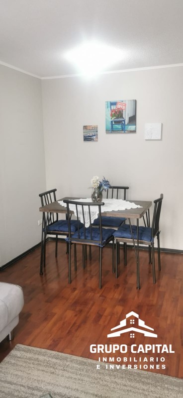 Departamento Amoblado 3D Con Balcón en Quillota