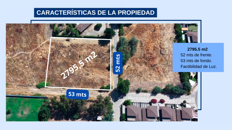 Venta Terreno Sector Tejas Verdes 40 Oriente Con 10 1/2 N.