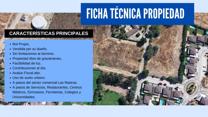 Venta Terreno Sector Tejas Verdes 40 Oriente Con 10 1/2 N.
