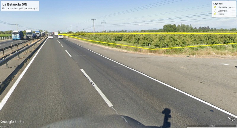 Venta Terreno 12,5 Hectareas A Orilla de Carretera 5 Sur