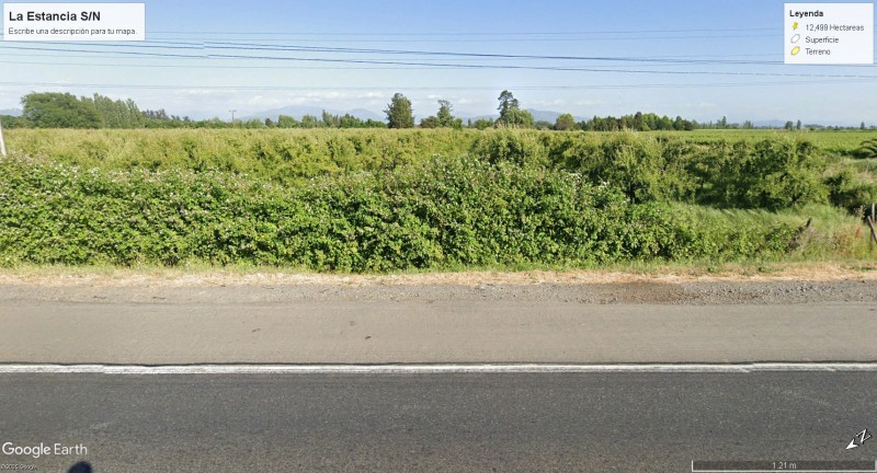 Venta Terreno 12,5 Hectareas A Orilla de Carretera 5 Sur