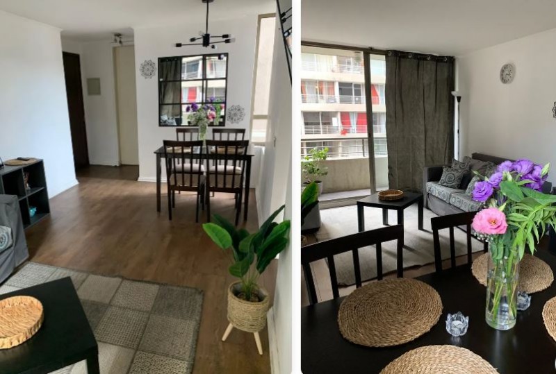 Se Puede Airbnb / Depto. / 2D+2B+Terraza+Estac. + Amoblado