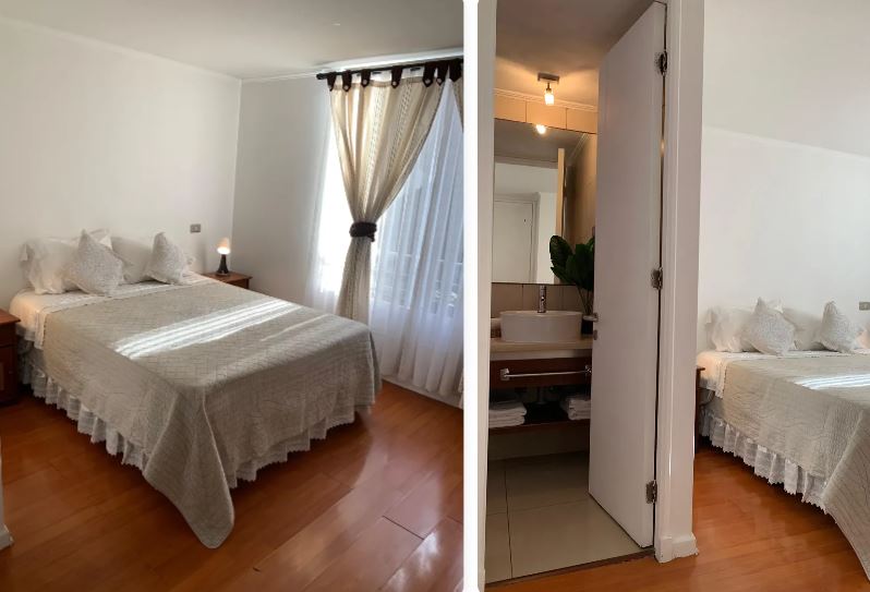 Se Puede Airbnb / Depto. / 2D+2B+Terraza+Estac. + Amoblado