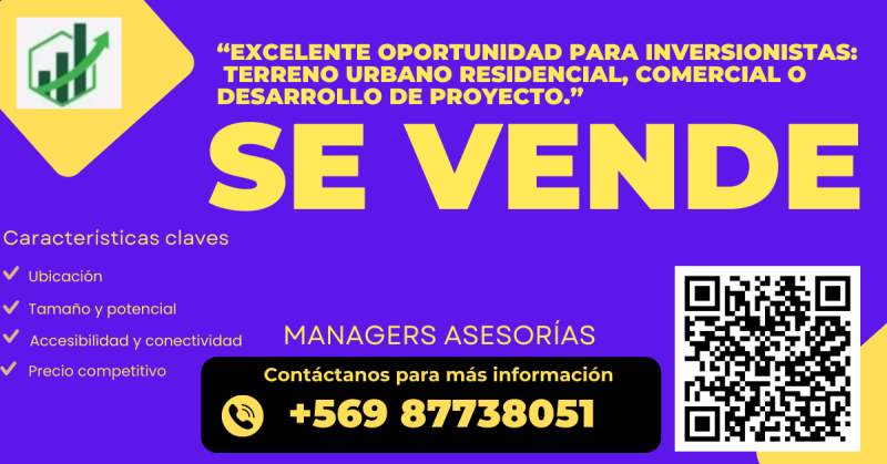 Venta Terreno Urbano en Sector Residencial Victoria Ix