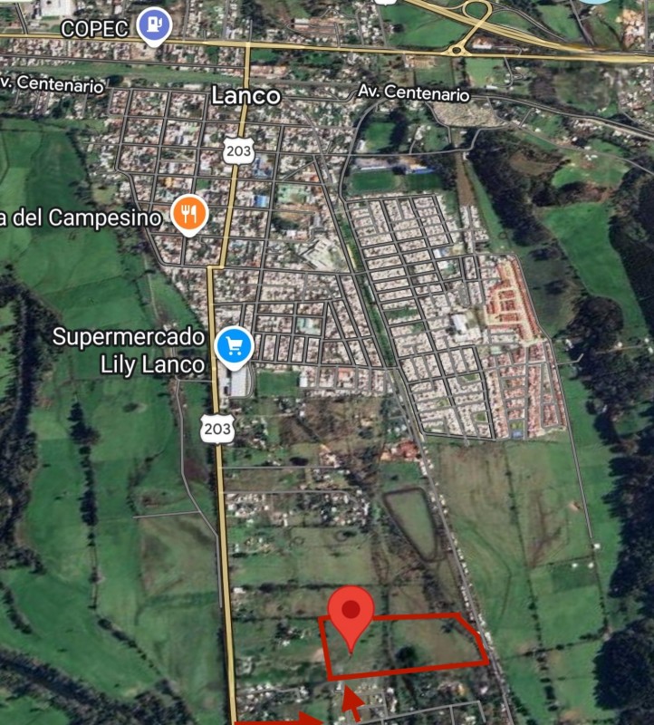 Se Vende Terreno en Comuna de Lanco, Región de los Ríos