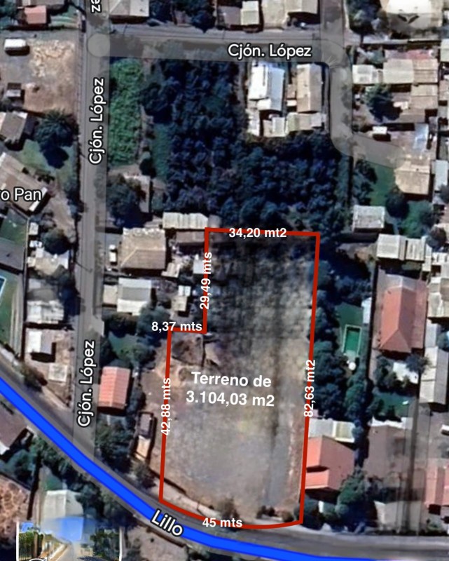 Se Vende Terreno Urbano en Calle Lillo, Isla de Maipo