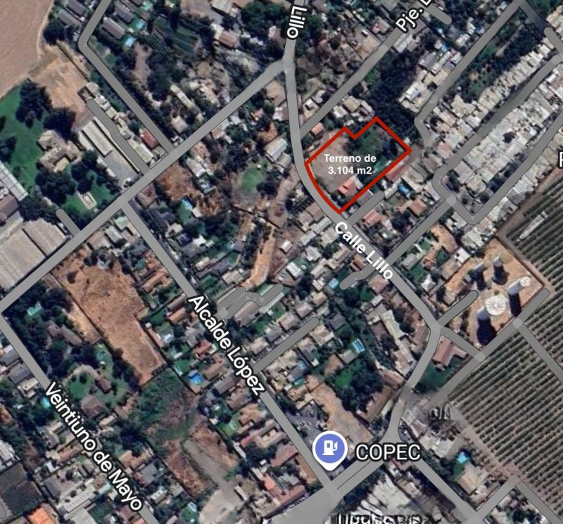 Se Vende Terreno Urbano en Calle Lillo, Isla de Maipo