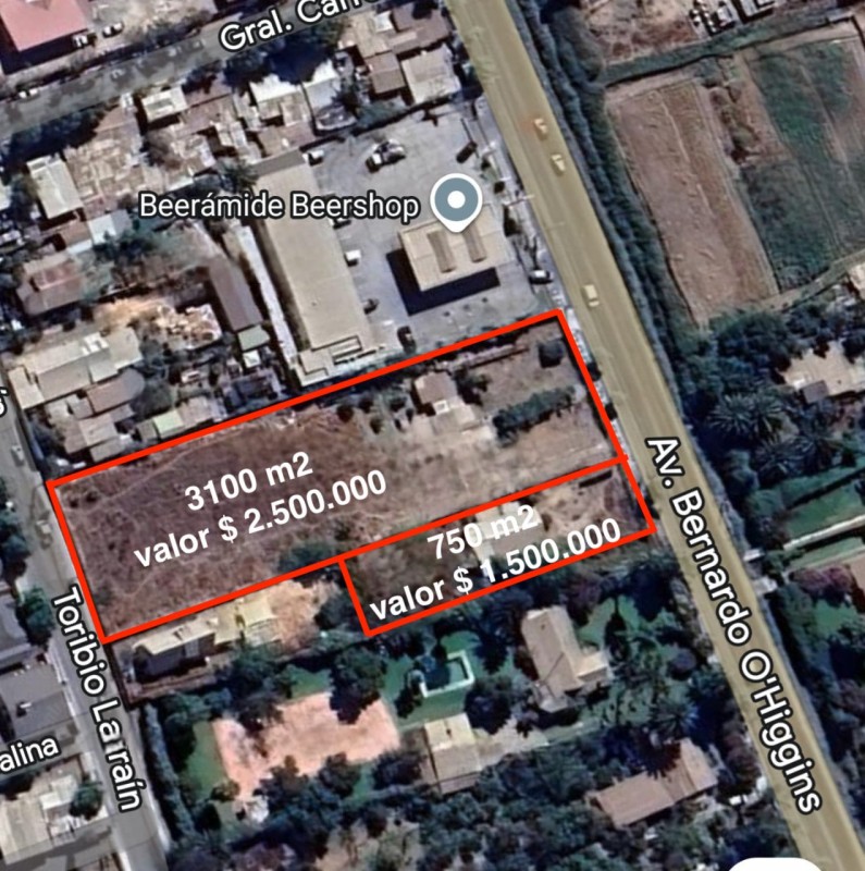 Terreno en Arriendo en Av. Balmaceda Comuna de Peñaflor