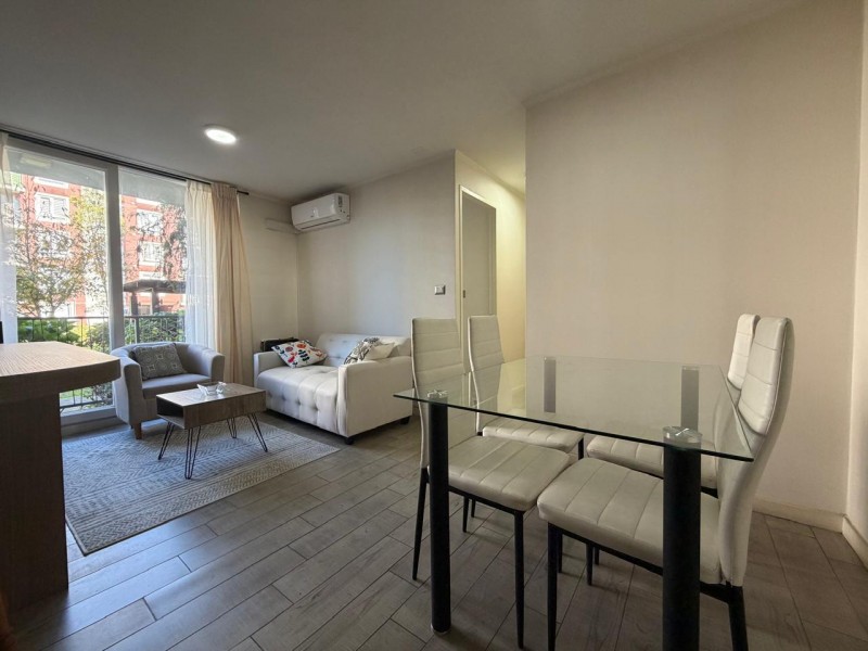 Arriendo Depto Amoblado 2D 2B Con Estacionamiento y Segurida
