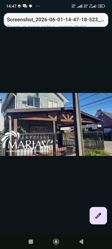 Se Arrienda Casa en Villarrica.