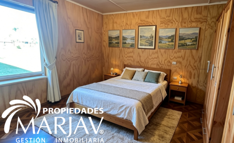 Venta Casa 3D 3B, en Parcela de 5.000 M2 -Villarrica