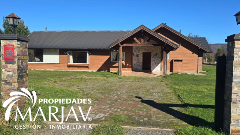 Venta Casa 3D 3B, en Parcela de 5.000 M2 -Villarrica