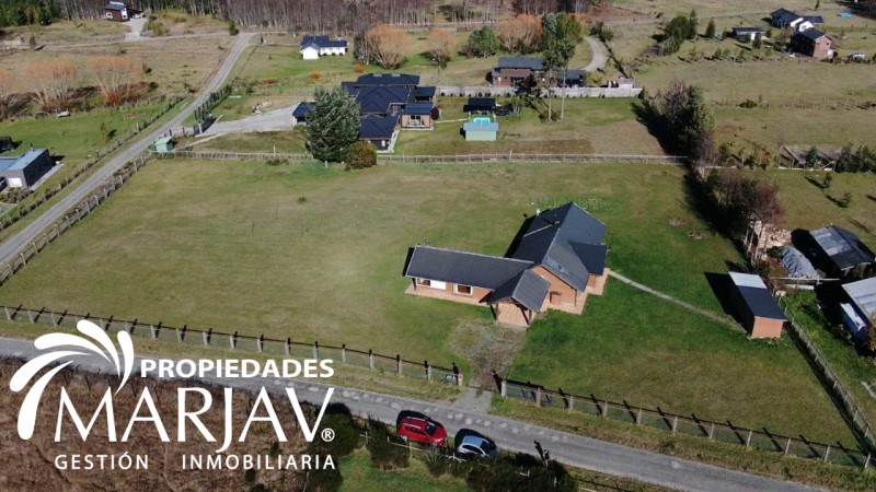 Venta Casa 3D 3B, en Parcela de 5.000 M2 -Villarrica