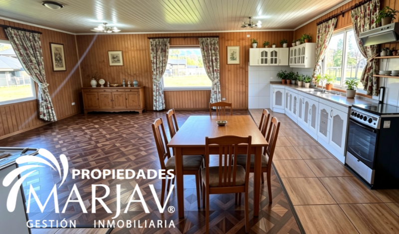 Venta Casa 3D 3B, en Parcela de 5.000 M2 -Villarrica