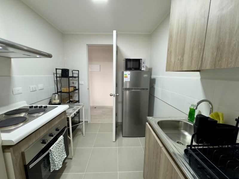 Departamento Amoblado en Condominio Urbano, Talca