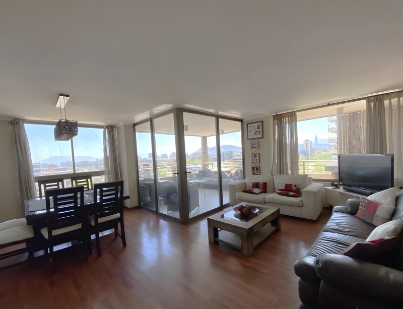 Depto Espectacular Terraza Panorámica 4D/3B M. Chile España