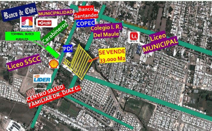 Terreno Comercial 33.000 M² en Pleno Centro de San Javier /