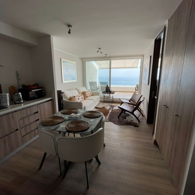 Concón / Venta Depto 1D 1B 1Est 1Bod Amoblado Cochoa Vista P